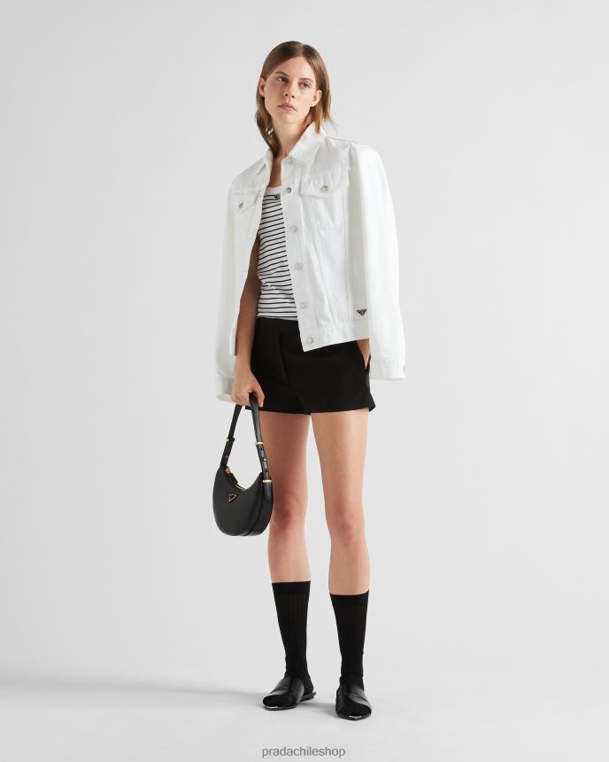 chamarra de mezclilla de toro mujer 6PH66B79 Prada vestir blanco 6PH66B79 Accesorios de Prada Chile para elevar tu look La artesania de Prada Chile lentes es impecable